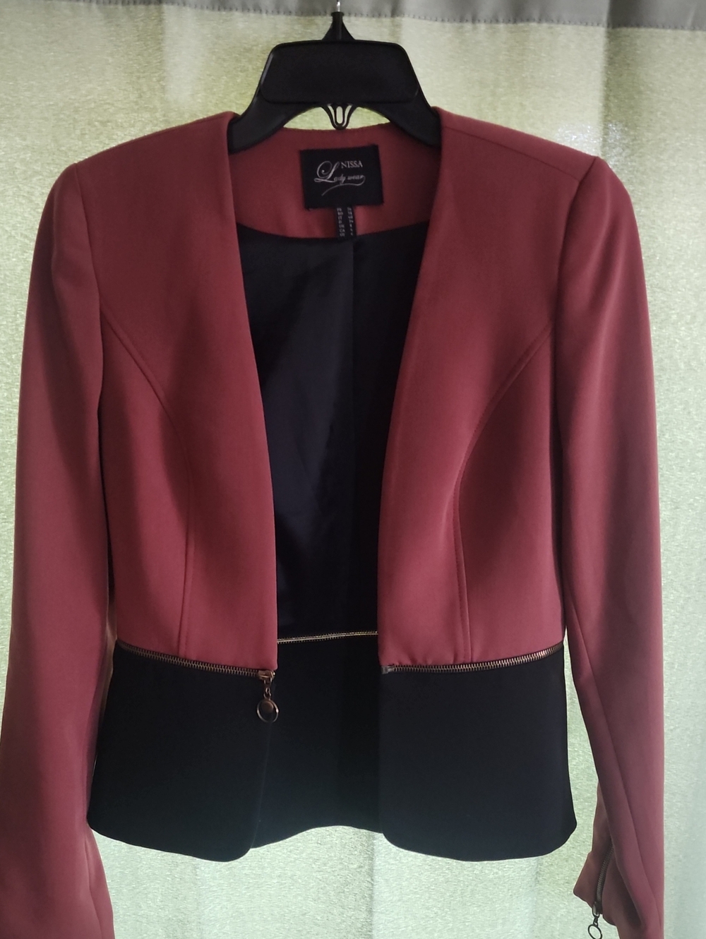 Women's Two-Tone Blazer Jacket